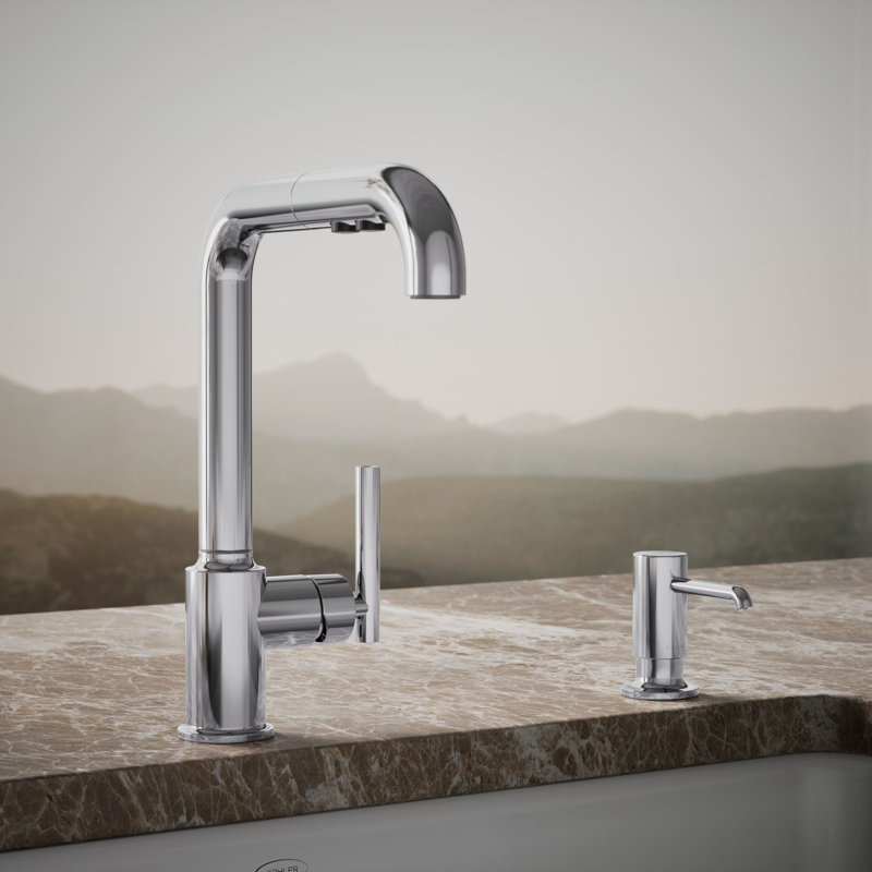 Purist Soap/Lotion Dispenser, Polished Chrome