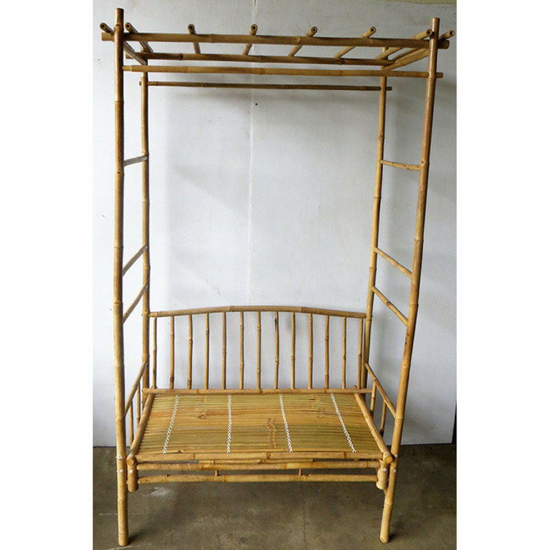 60'' W x 24'' D Solid Wood Arbour with Bench in Natural