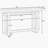 Contemporary Console Table with Top, Extra Long Entryway Table for Entryway, Hallway, Living Room, Foyer, Corridor-1984797873