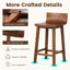 Itsuko  Wood 24.5'' Counter Stool-873919031