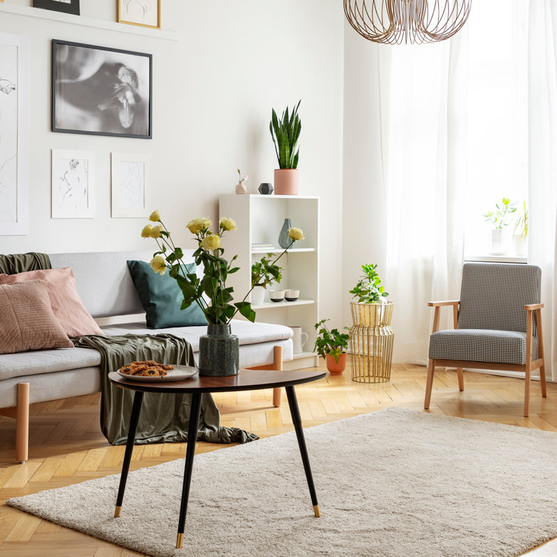 Soma Solid Colour Area Rug, 120 x 170cm