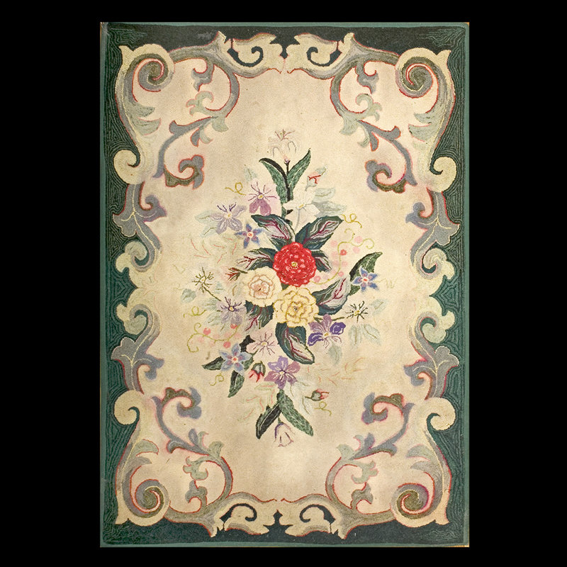 Tapis crocheté One-of-a-Kind American