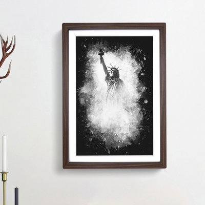The Statue of Liberty in New York City - Framed Print
