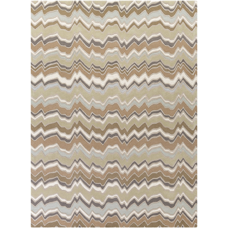 Modern Classics Wool Abstract Indoor Rug, Rectangle 9' x 13'