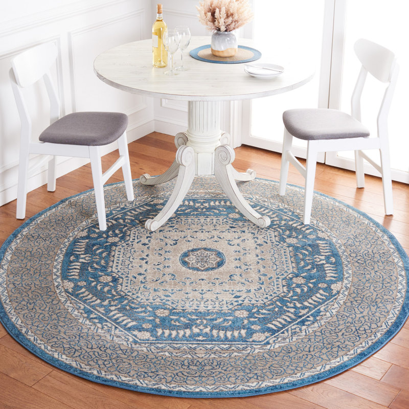 Sofia Performance Oriental Rug, Round 6'7"