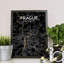 Prague City Map - No Frame Print-965483762