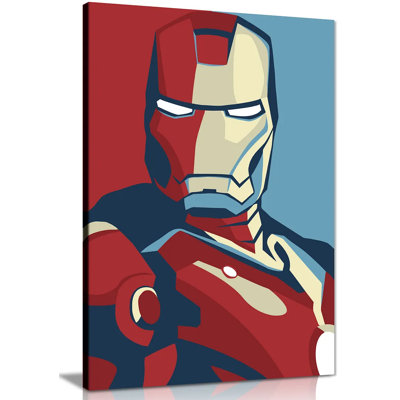 Iron Man - Wrapped Canvas Print