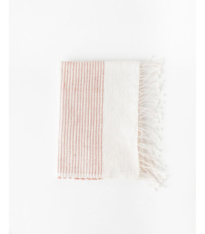 Riviera Cotton Hand Towel, Pink