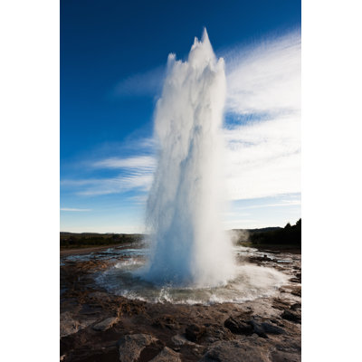 Hot Water Strokkur by Mlenny - Wrapped Canvas Print