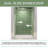 44 in. - 48 in. W x 72 in. H Double Sliding Semi-Frameless Shower Door with Clear Glass-116487180