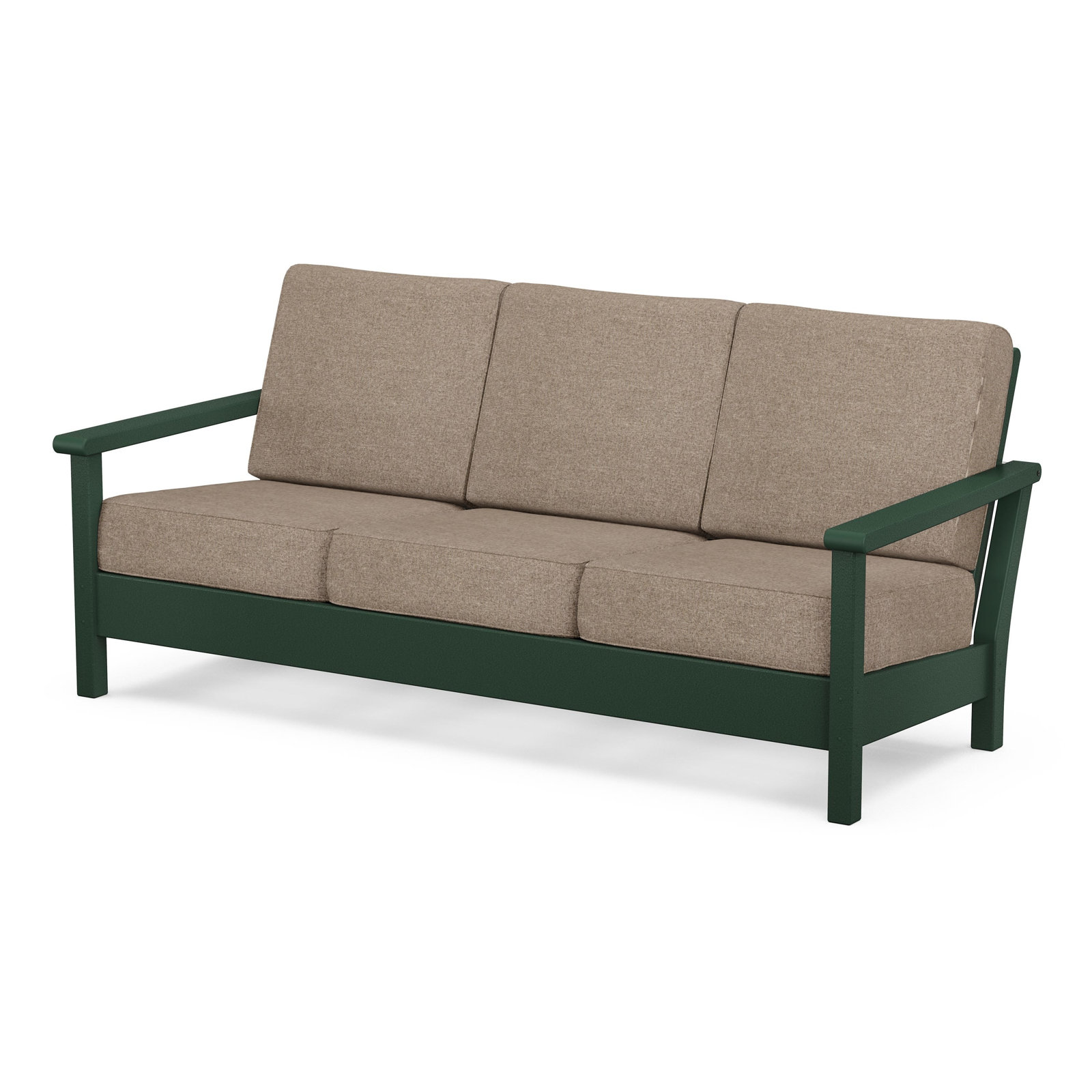 Harbour Deep Seating Sofa, Spiced Burlap, Green