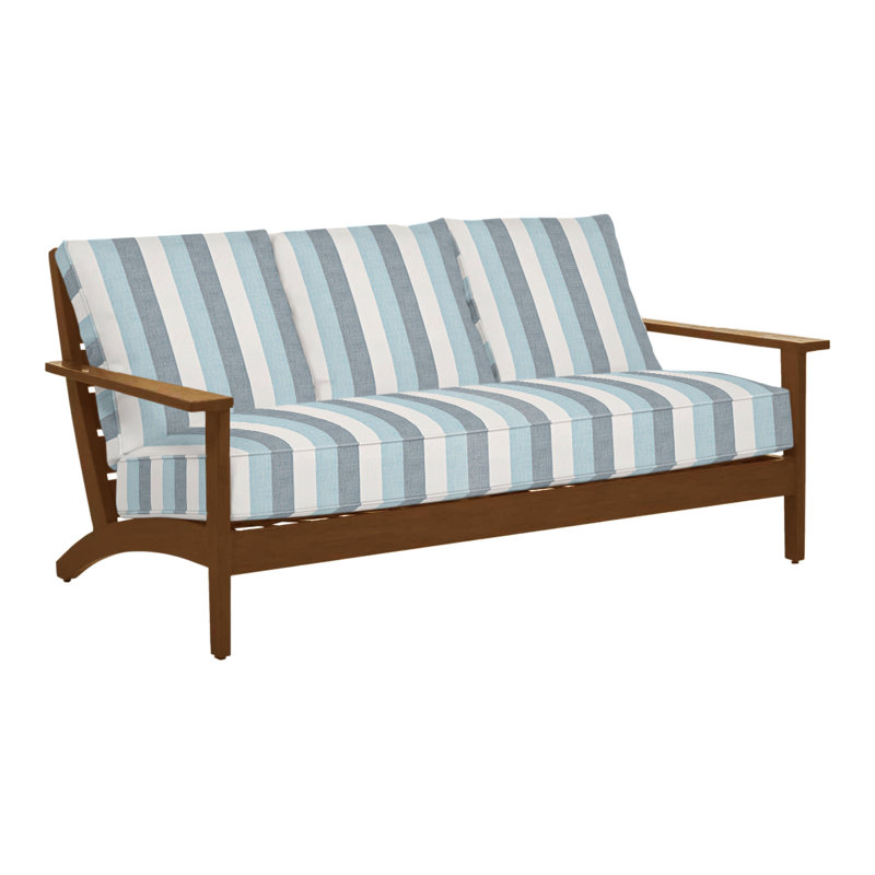 Canapé d'extérieur Kennebunkport, Welt + Standard Fill, Perigold direction rosée, Oak