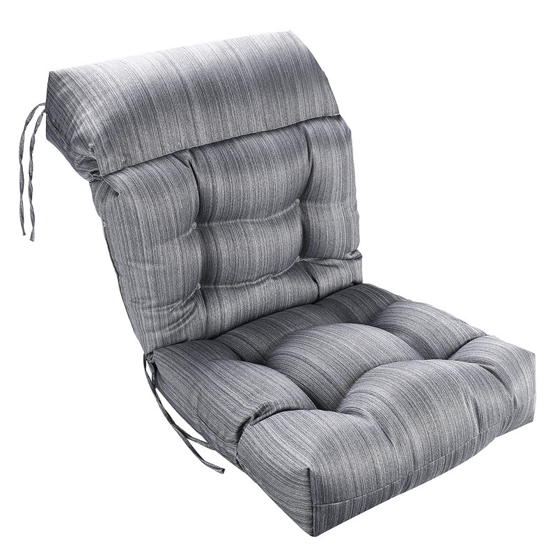 Coussin de chaise de salon intérieur/extérieur, Gris