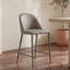 Burton Counter Stool Grey Vegan Leather-180373562