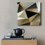 «Gold Polygon Wall II», reproduction encadrée de qualité supérieure - prête à être accrochée-1333153464-1333153467-1333198751