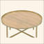 Table basse à plateau rond