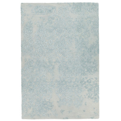 Tapis bleu touffeté à la main Boothby