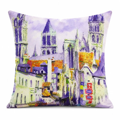 Coussin The Old Market-Place à Rouen
