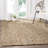 Natural Fiber Hand Loomed Jute Solid Color Rug-1506408702