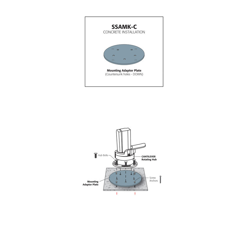 Base de parasol Landose