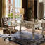 Fauteuil pivotant rétro gris et blanc os