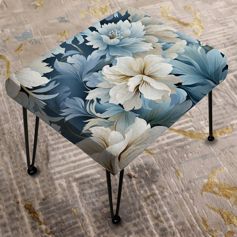 Repose-pieds Ethereal Neutrals - Floral
