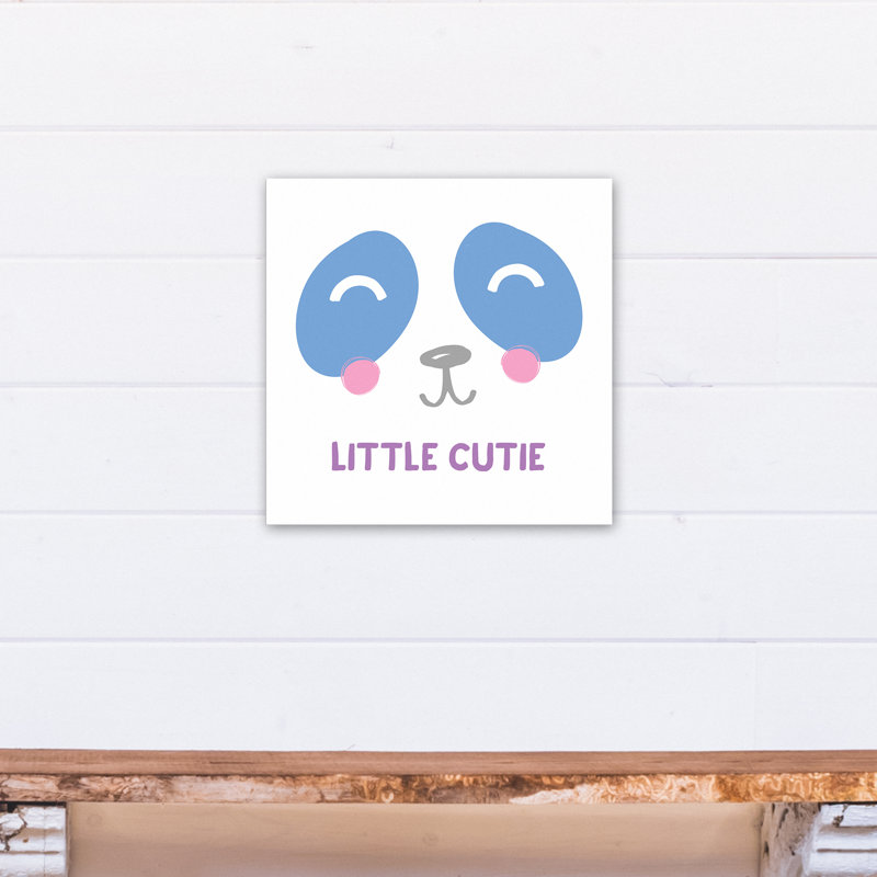 Art sur toile little cutie panda Macfarlane, H 20 po x l 20 po x P 1,25 po, Toile tendue