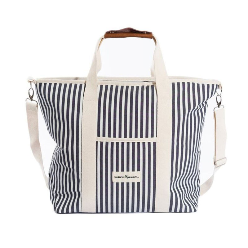 Cooler Tote Bag, Navy/White