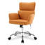 Chaise de travail pivotante en similicuir Caylin-1664664497