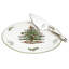 Spode Christmas Tree Cake Plate & Server Set 11.5"