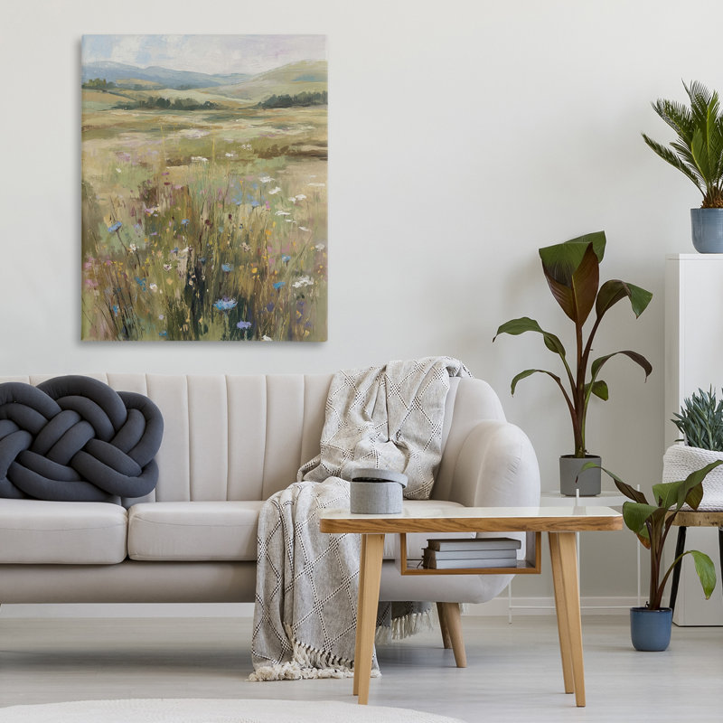 «Breezy Pastures Impression Canvas» par Svetlana Aleynikova, H 30 po x l 24 po