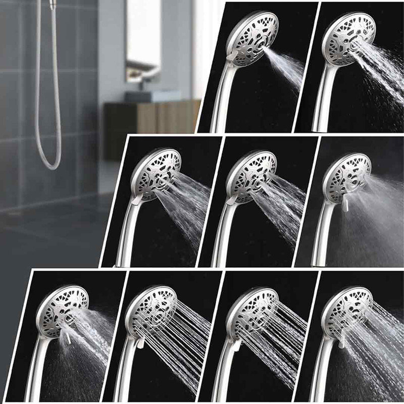 Nickel Dual-Head Rainfall and Handheld Shower Combo