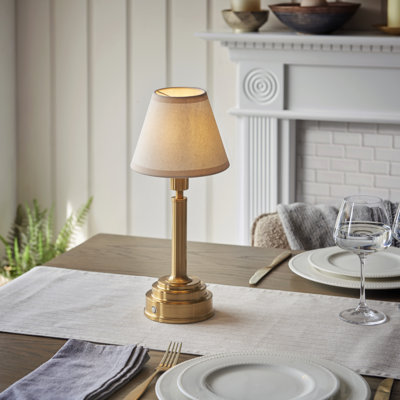 Upton Rechargeable 35.5cm Table Lamp