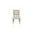 54" Round Expandable Table 4 Chairs And Cement Top Server 6PC