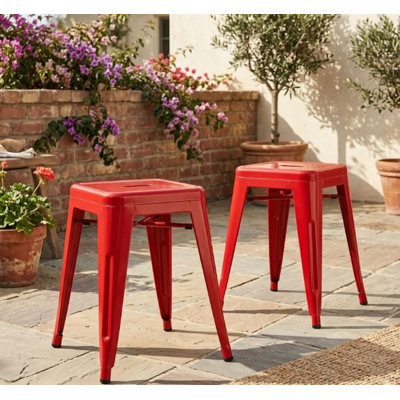 Tabouret en métal Ivanna (ensemble de 2)