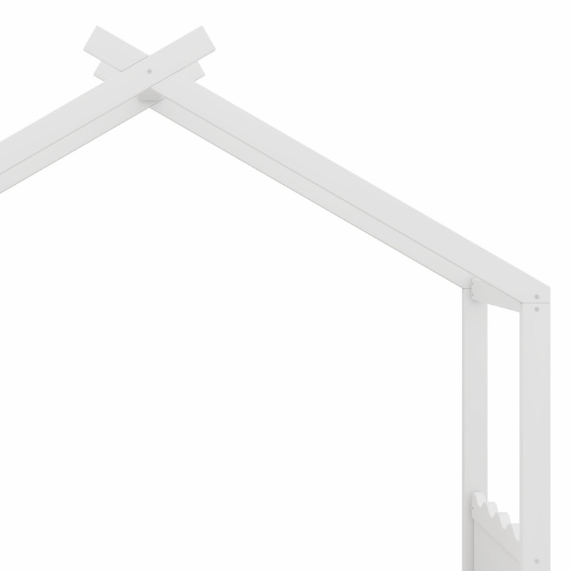 Lit pour enfant avec structure en bois massif et lattes de support