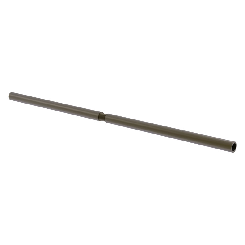 Tringle droite de rideau de douche Field Cut, Laiton antique, l 72 po