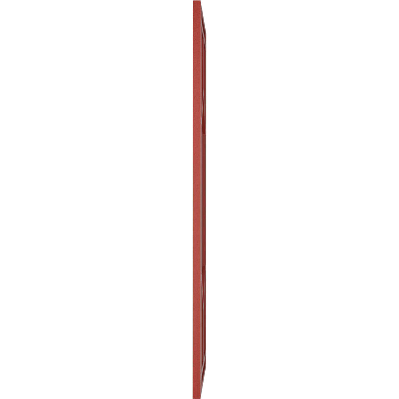 Volets à fixation fixe en PVC True Fit, Poivre rouge, 18", 26"