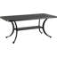Table basse en aluminium Polebridge
