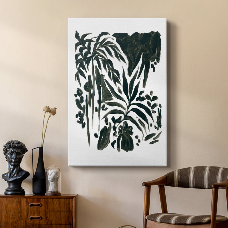 Encre de la jungle II - galerie Cavas sur mesure, H 18 po x l 12 po