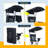 Portable Heated Camping Chair with Canopy, Shade, Removable Footrest, and Foldable Design for Camping & Picnic (1-Pack)