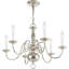 Lustre classique à 6 lumières de style bougie Benedetto-62820063-28328523