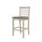 Ance 4-Person Solid Wood Square Counter Height Dining Set-84513086