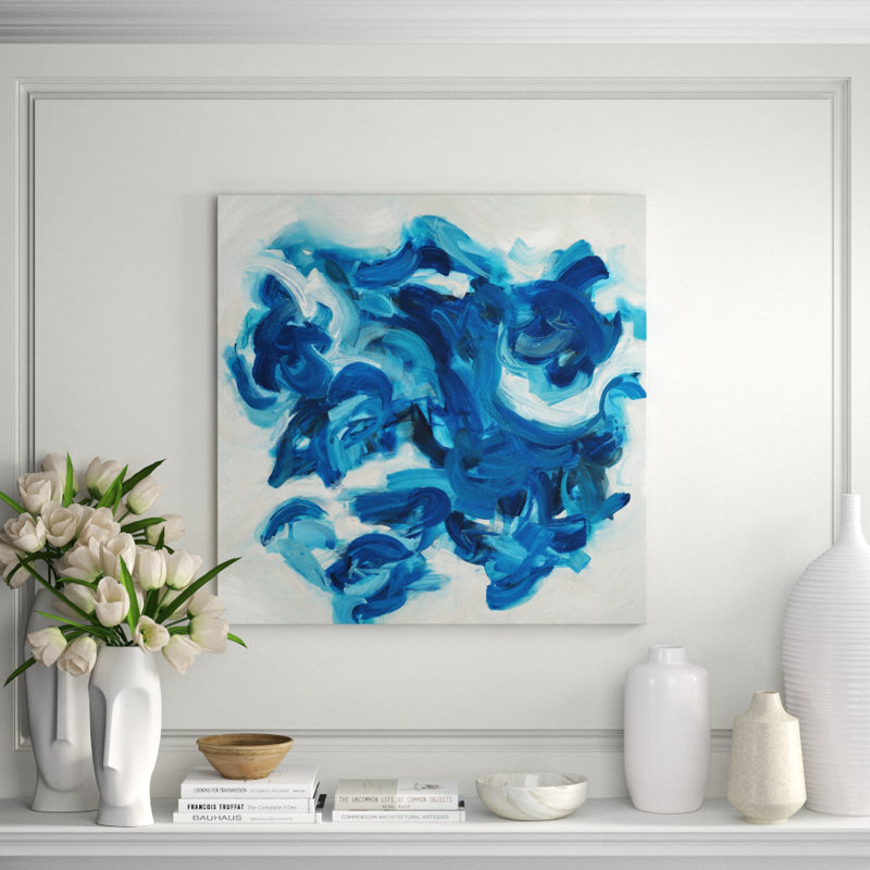 Albiceleste Print by D’Alessandro Léon, Image Brush Gel, 24" H x 24" W