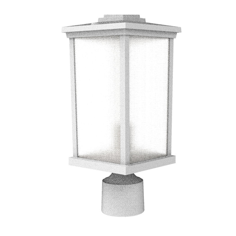 Composite Lanterns Frosted Lantern Head, White