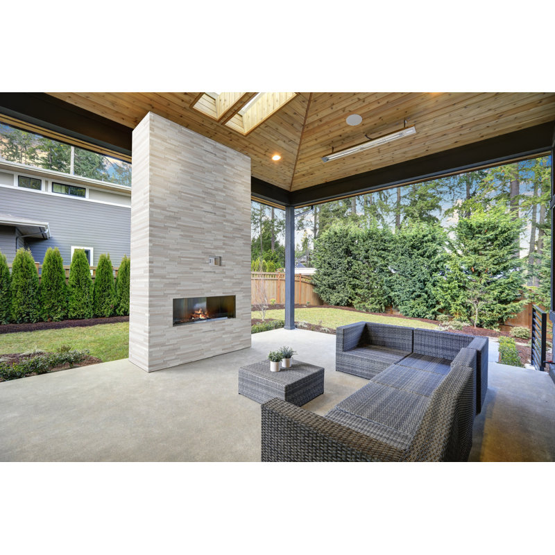 6 in. x 24 in. Honed Natural Stone Ledger Panel Wall Tile, Savile Court