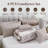 8-Piece Striped Comforter Set, All Season Boho Microfiber Bed in a Bag with Sheets-123554069-123554071