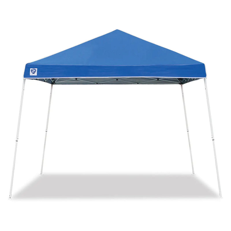 120 W x 120 D Canopy, Silver, Blue