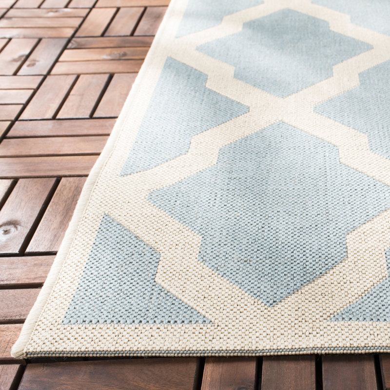 Adler Performance Geometric Indoor/Outdoor Area Rug, Rectangle 3' x 5'