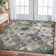 Violia Moroccan Bloom Medallion Area Rug – Plush Textured Accent with Non-Slip Backing